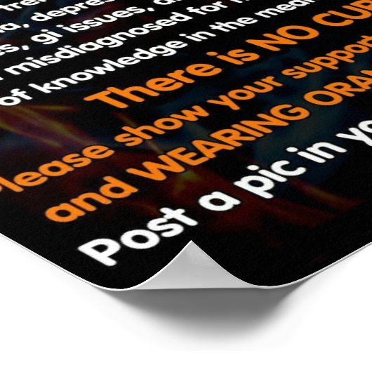 POSTERS...RSD/CRPS – 情報 ポスター (角)