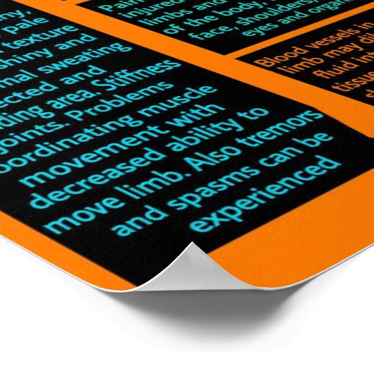 POSTERS...RSD/CRPS – 情報 ポスター (角)