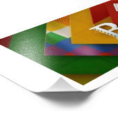 Posters unidos hacia el bicentenario フォトプリント            (角)