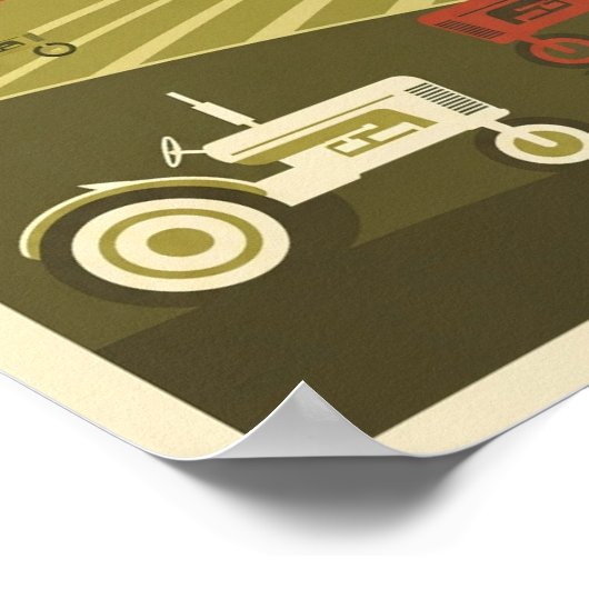 Posters Vintage Farm Scene Print ポスター (角)