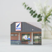 Postkarte - der "Blaue Schirm" kaft ein ポストカード (スタンド正面)