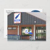 Postkarte - der "Blaue Schirm" kaft ein ポストカード (正面/裏面)