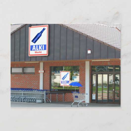 Postkarte - der "Blaue Schirm" kaft ein ポストカード (正面)