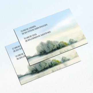 Postkarte "Es sind die Lebenden ..." ポストカード