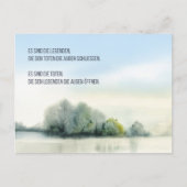 Postkarte "Es sind die Lebenden ..." ポストカード (正面)