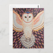 Postkarte Eule ポストカード (正面/裏面)
