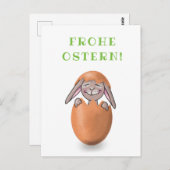 Postkarte Frohe Ostern ポストカード (正面/裏面)