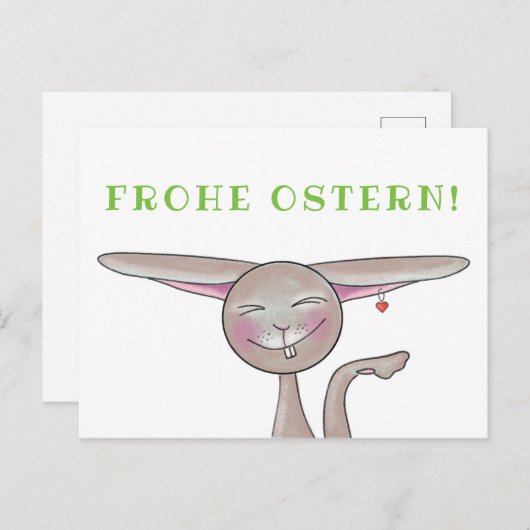Postkarte Frohe Ostern ポストカード (正面/裏面)