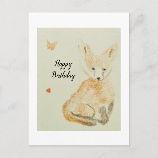 Postkarte Fuchs ポストカード (正面)