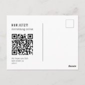 Postkarte für Mailings Fitness Studio und Trainer ポストカード (裏面)