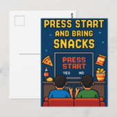 Postkarte für Retro-Gamer-Freunde ポストカード (正面/裏面)