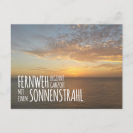 Postkarte für Träumer & Weltenbummler ポストカード