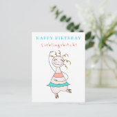Postkarte Geburtstag Happy Birthday Lieblingsbitch ポストカード (スタンド正面)