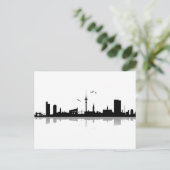 Postkarte Hamburg Skyline ポストカード (スタンド正面)