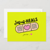 Postkarte Jesus heilt auch heute - auch Dich ポストカード (正面/裏面)