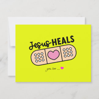 Postkarte Jesus heilt auch heute - auch Dich ポストカード