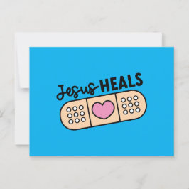 Postkarte Jesus heilt - Jesus heals ポストカード