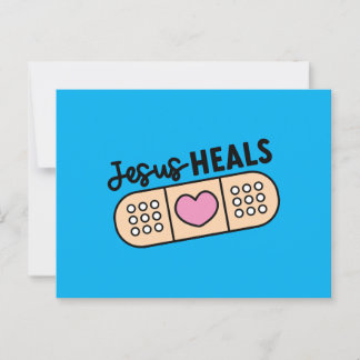 Postkarte Jesus heilt - Jesus heals ポストカード