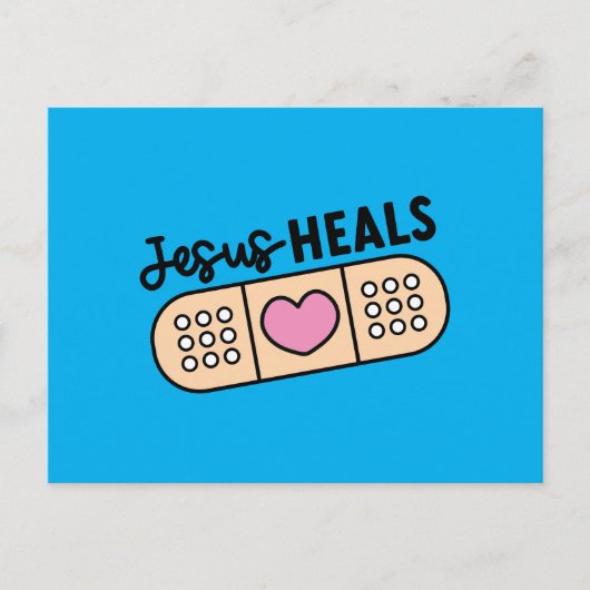 Postkarte Jesus heilt - Jesus heals ポストカード (正面)