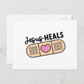 Postkarte Jesus heilt - Jesus heals ポストカード (正面/裏面)