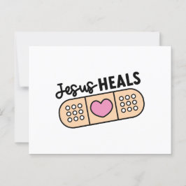 Postkarte Jesus heilt - Jesus heals ポストカード