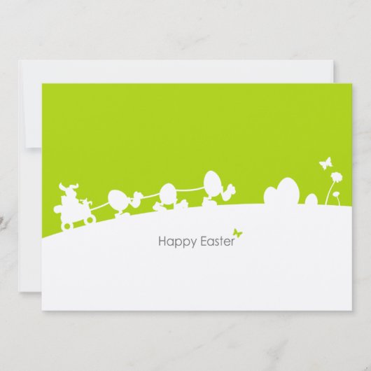 Postkarte Karte Ostern 招待状 (正面)