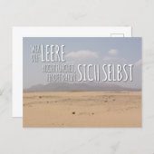 Postkarte „Leere & Selbstfindung“ ポストカード (正面/裏面)