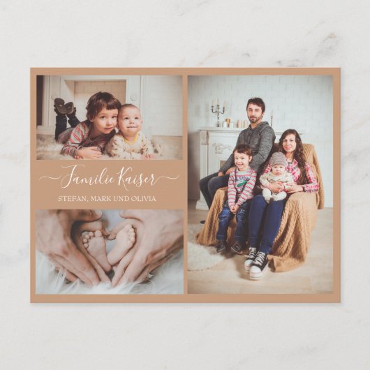 Postkarte mit eigenen Bildern gestalten ポストカード (正面)