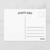 Postkarte mit Spruch ポストカード (裏面)