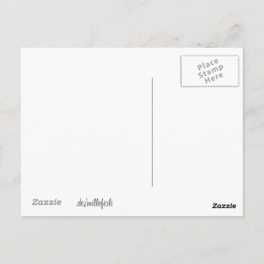 postkarte Mohnblumen ポストカード (裏面)