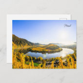 Postkarte Mosel bei Bremm im Sonnenaufgang ポストカード (正面/裏面)