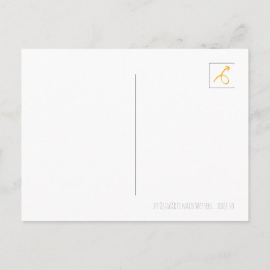 Postkarte - please stop ポストカード (裏面)