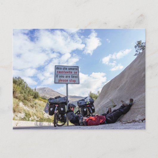 Postkarte - please stop ポストカード (正面)