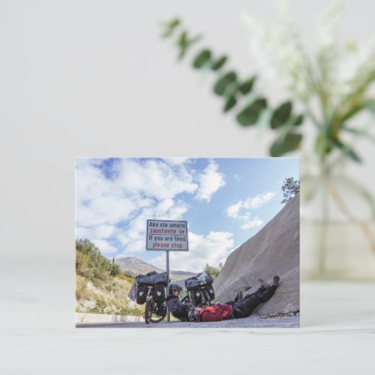 Postkarte - please stop ポストカード (スタンド正面)