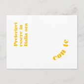 Postkarte Preferirei essere in Italia ora  ポストカード (正面)