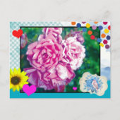 Postkarte Rose und mehr ポストカード (正面)