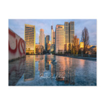 Postkarte Skyline Frankfurt am Main 