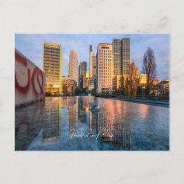Postkarte Skyline Frankfurt am Main  ポストカード
