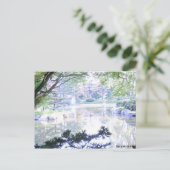 Postkarte - Überbeleuchtete Landschaft ポストカード (スタンド正面)