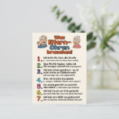 Postkarte „Was Eltern-Ohren brauchen“  ポストカード (スタンド正面)