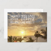 Postkarte „Zieh los!“ ポストカード (正面/裏面)