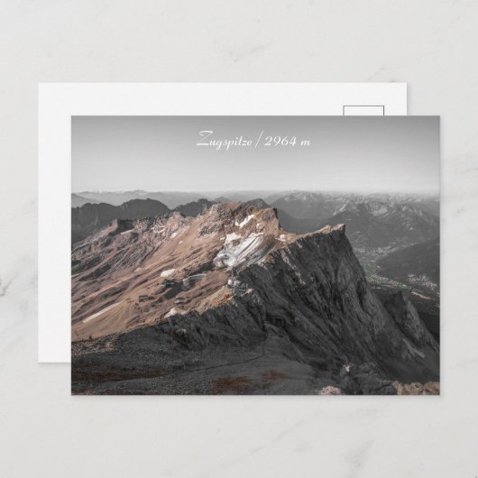 Postkarte Zugspitze  ポストカード (正面/裏面)