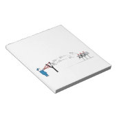 Postman おもしろい Cartoon – スリング付きメール配信 ノートパッド (アングル)