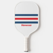Postman Nostalgic Across Striping with Name ピックルボールラケット (裏面)