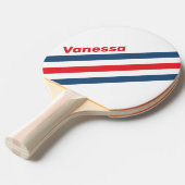 Postman Nostalgic Angled Striping with Name 卓球ラケット (正面アングル)