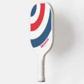 Postman Nostalgic Circle Stripe with Name ピックルボールラケット (左)