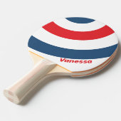 Postman Nostalgic Circle Stripe with Name 卓球ラケット (正面アングル)