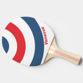 Postman Nostalgic Circle Stripe with Name 卓球ラケット (横)