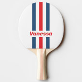 Postman Nostalgic Pin Stripes with Name 卓球ラケット (裏面)