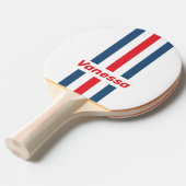Postman Nostalgic Pin Stripes with Name 卓球ラケット (正面アングル)